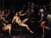 VALENTIN DE BOULOGNE Martyrdom of St Lawrence USA oil painting artist